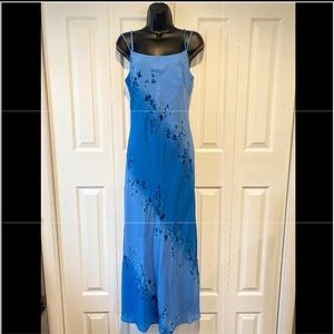 Juniors 9/10 Mandee blue maxi dress